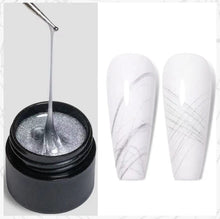 Load image into Gallery viewer, Nail Art Spider Gel : Silver
