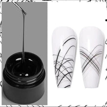 Load image into Gallery viewer, Nail Art Spider Gel : Black
