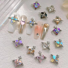 Load image into Gallery viewer, 2pcs set Nailart Heart Stone Decoration
