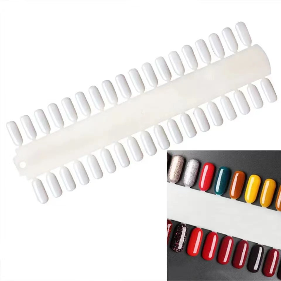 Display Practice False Nail Tip Colour Chart Palette