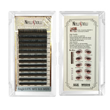 Load image into Gallery viewer, Eyelash Extension Permanent Original Hair 0.07/C Mix Size (9-15mm)
