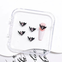 Load image into Gallery viewer, 2pcs pair Nail Charms feather with Diamond
