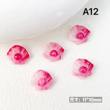 Load image into Gallery viewer, 2pcs pair Nail Charms shell Beach Accessories
