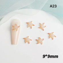 Load image into Gallery viewer, 2pcs pair Nail Beach Charms Accessories Day-Night Effect
