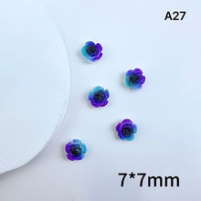 Load image into Gallery viewer, 2pcs pair Flower Nail Charms Accessories
