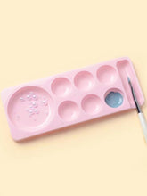 Load image into Gallery viewer, Nail Art Colour Mixing Platte with Brush Keeper
