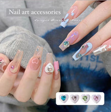 Load image into Gallery viewer, 2PCS Set Nail Charm Diamond 3D decoration
