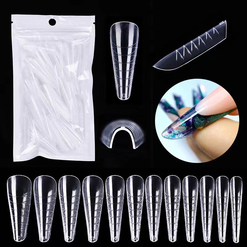 60pcs Poly Building Gel Extension Tip-01