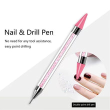 Load image into Gallery viewer, Dual Side Rhinestone Picking wax Brush
