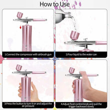 Load image into Gallery viewer, Nail Air Brush For Spray Painting Art

