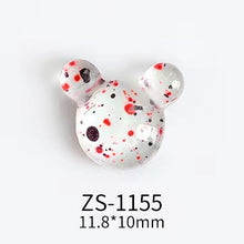 Load image into Gallery viewer, 2pcs pair Mickey Face Nail Charm

