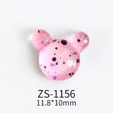 Load image into Gallery viewer, 2pcs pair Mickey Face Nail Charm
