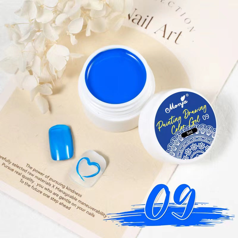 Nail Art Painting Gel 09- Blue