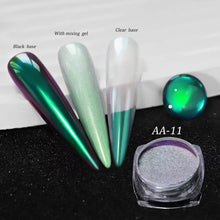 Load image into Gallery viewer, Magic Mirror Chameleon Chrome Nail Powder- AA11
