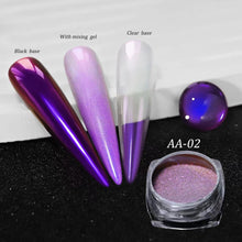 Load image into Gallery viewer, Magic Mirror Chameleon Chrome Nail Powder- AA02
