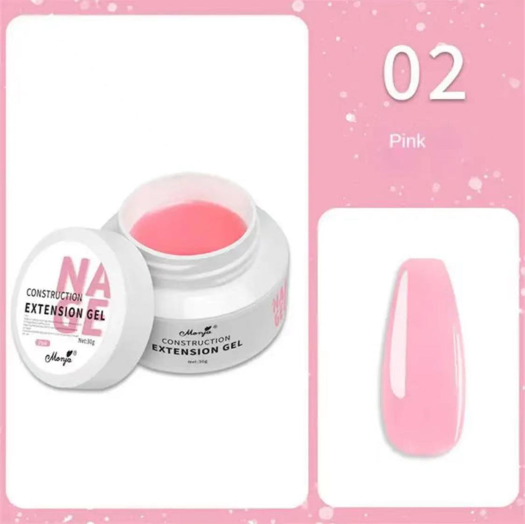 02 Nail Construction Extension Builder Gel 30ml - Pink