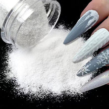 Load image into Gallery viewer, Black and White Nail Sugar Powder
