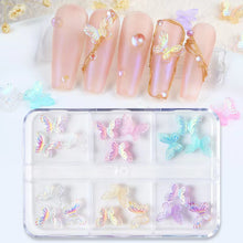 Load image into Gallery viewer, BB-6 Double Wings Butterfly Charms Decoration
