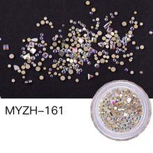 Load image into Gallery viewer, Mini small size Nail Art Rhinestones Multi-size Colorful stones
