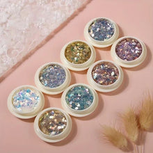 Load image into Gallery viewer, G-08 Nail Art Glitter Decoration Set

