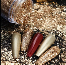 Load image into Gallery viewer, Gold-05 Bridal wear High quality Golden Glitter for Nails
