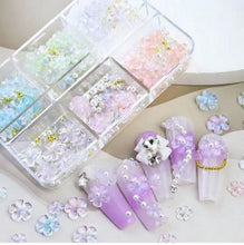 Load image into Gallery viewer, Nailart Multi Colour Flower Decoration MF-06
