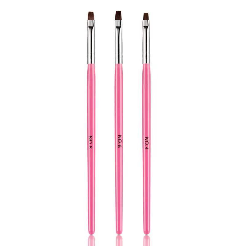 3pcs Gel Brush Set