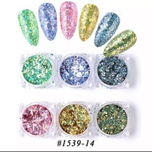 Load image into Gallery viewer, 1539-14 Nail Glitter Flakes Sequins
