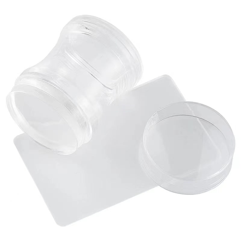 Silicone jelly Nail Art Stamper