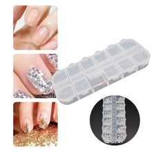 Load image into Gallery viewer, 12 Grids Transparent Empty Plastic Grid Storage Boxes
