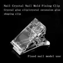 Load image into Gallery viewer, 1pc Transparent Poly Clip Poly Gel Builder Clip
