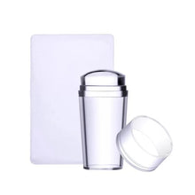 Load image into Gallery viewer, Silicone Stamping Plates Scraper Jelly Stamper
