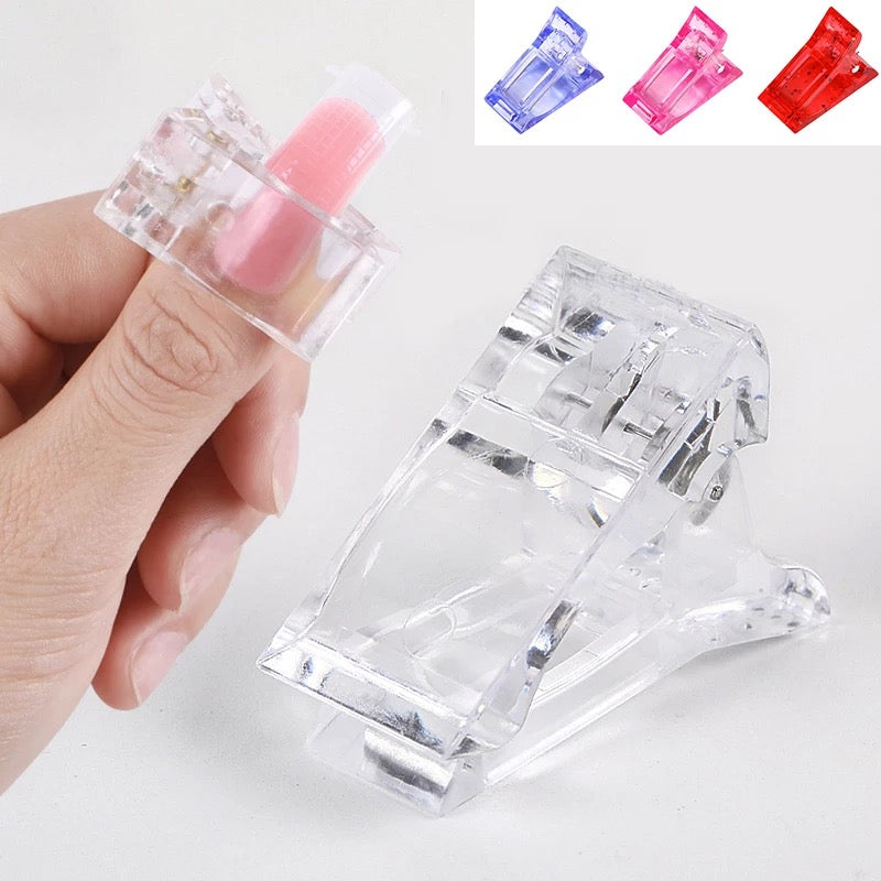 1pc Transparent Poly Clip Poly Gel Builder Clip