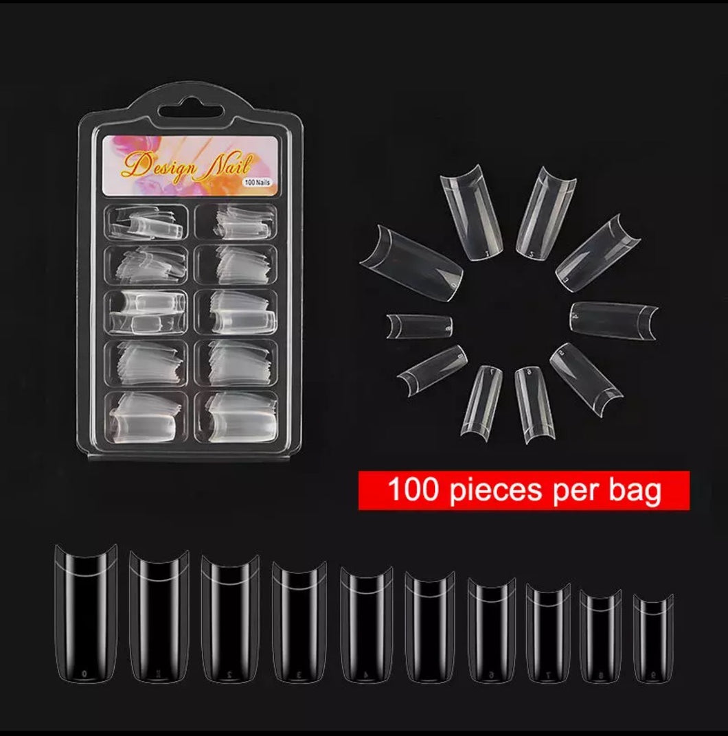 100pcs French Nail Manicure Extension Tips