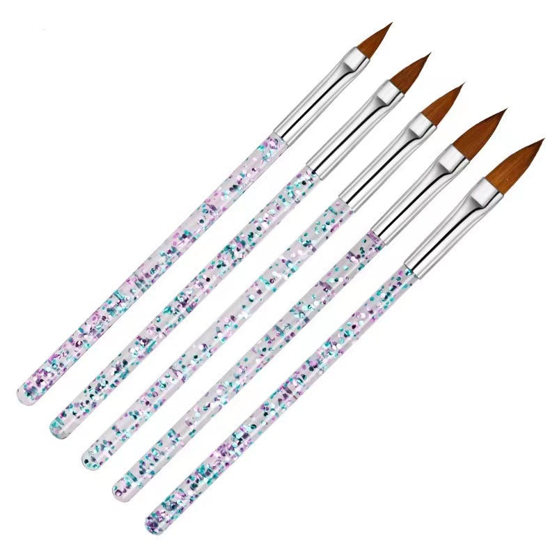 5pcs/Set Acrylic Nail Art Brush