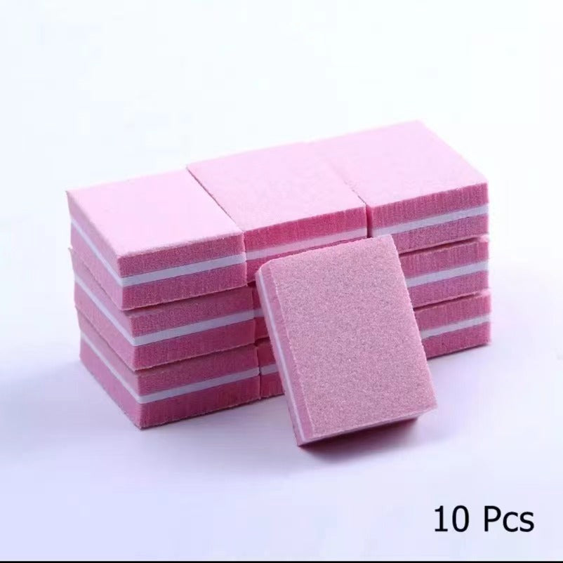 10pcs/Set Double sided Mini Block Square Buffer