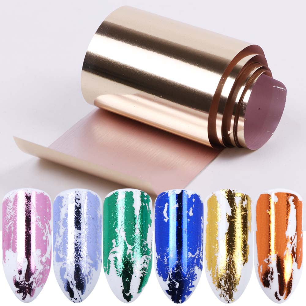 14pcs /set Metallic Foil Transfer sticker
