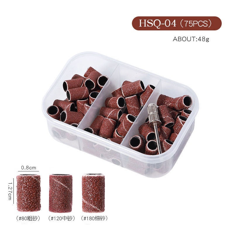 Nail Mix Size Sanding Band with Drill Bit