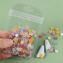 Load image into Gallery viewer, A-40 Acrylic Flower Caviar Nail Decoration
