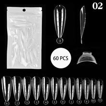 Load image into Gallery viewer, 60pcs Poly Building Gel Extension Tip-02

