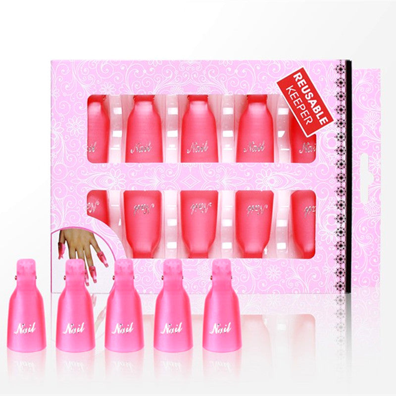 10pcs Gel Polish Remover Soak off finger Cap Clip