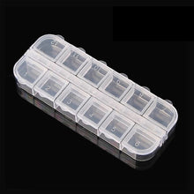 Load image into Gallery viewer, 12 Grids Transparent Empty Plastic Grid Storage Boxes
